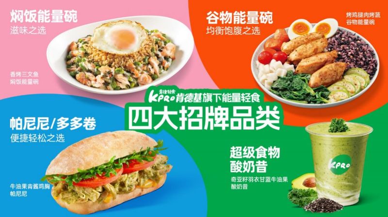 肯德基旗下能量轻食品牌KPRO肯律轻食发布全新主张